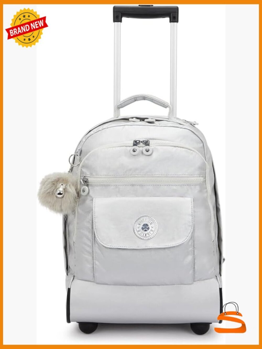 Large Rolling Backpack with Wheels for Travel Work